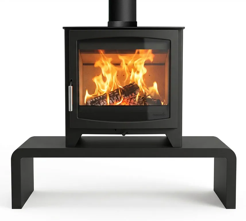 Parkray Aspect 14 Eco on a stone bench