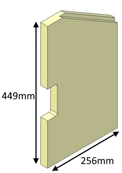 Left-hand side brick (ASPS05016)