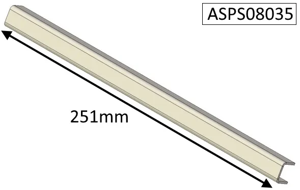 Edge support baffle (ASPS08035)