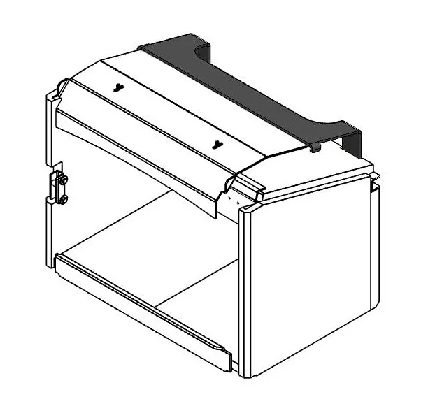 Secondary baffle shown fitted inside the firebox