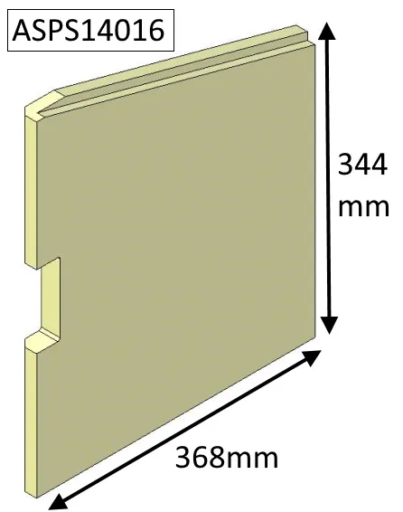 Left-hand side brick (ASPS14016)