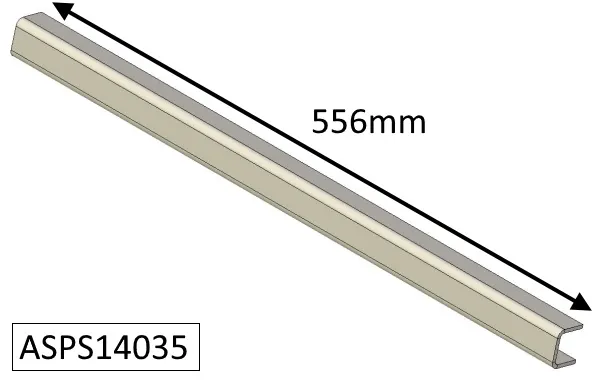 Edge support baffle (ASPS14035)