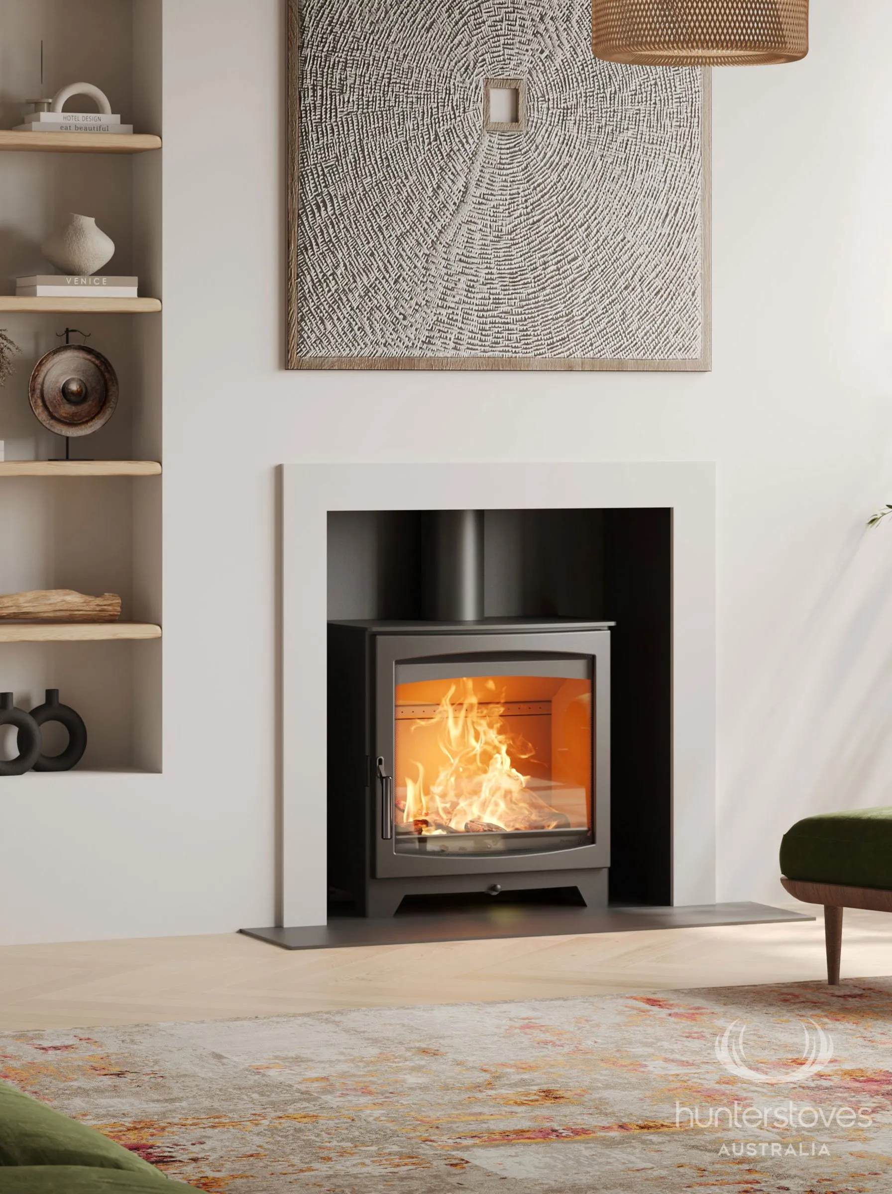 Parkray Aspect 8 Eco wood heater, now available through Hunter Stoves Australia